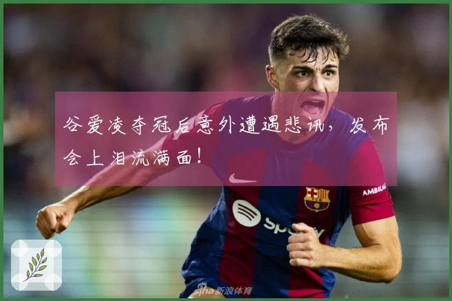 谷爱凌夺冠后意外遭遇悲讯，发布会上泪流满面！